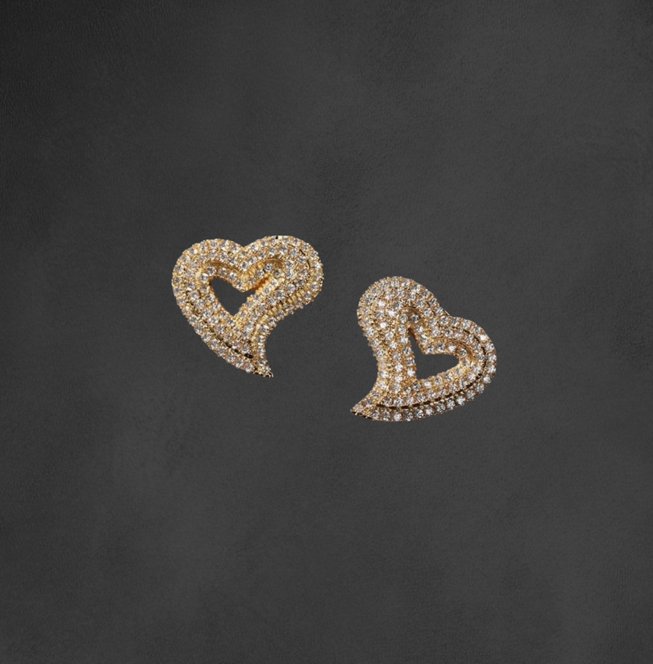 Amour Open Heart Earrings